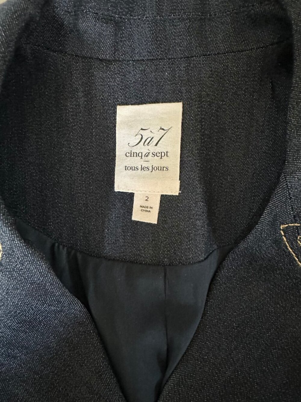 Cinq Evie Denim Trench Dress - Picture 2 of 7